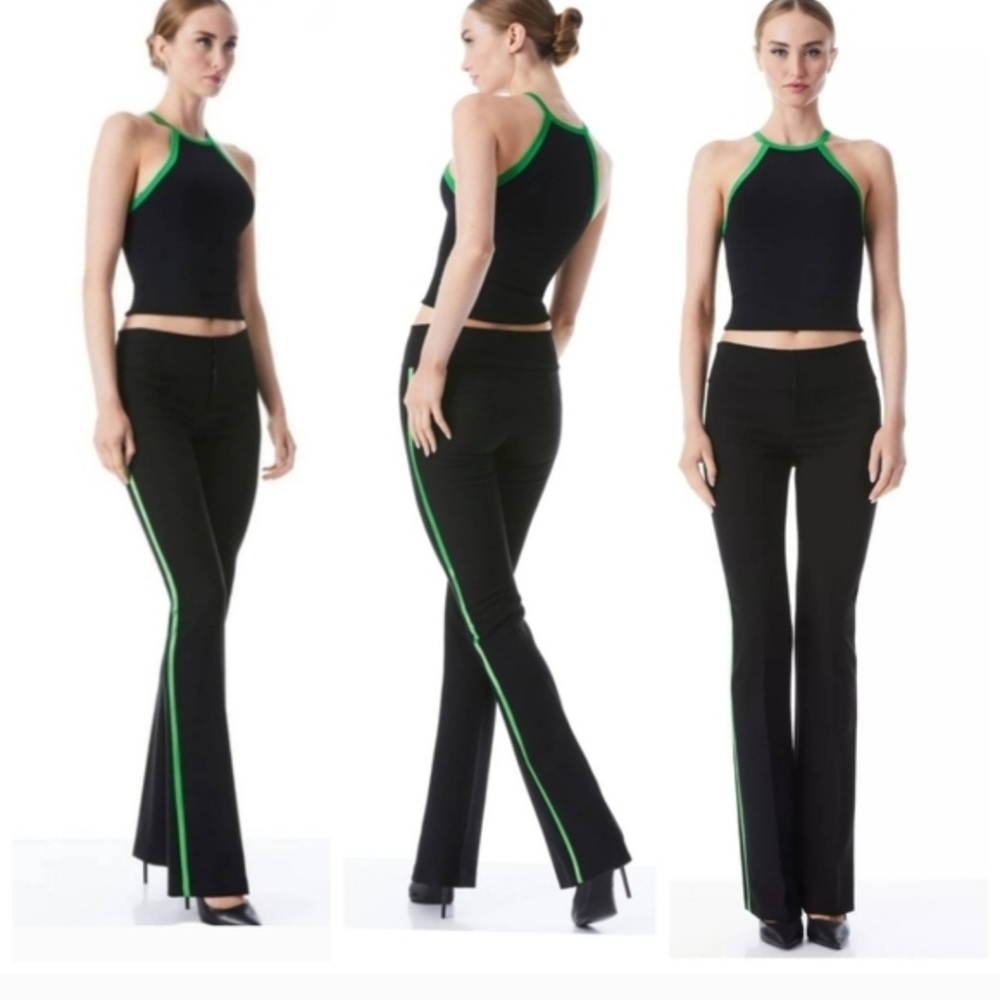 Alice + Olivia Bootcut Pant Size 2 - Picture 3 of 15